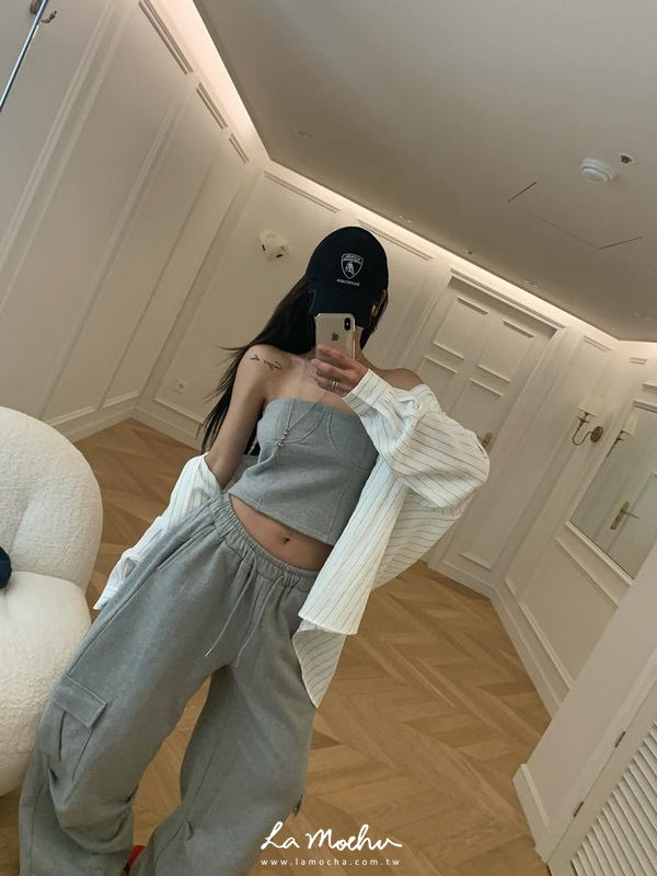 垂墜不易皺直條紋襯衫